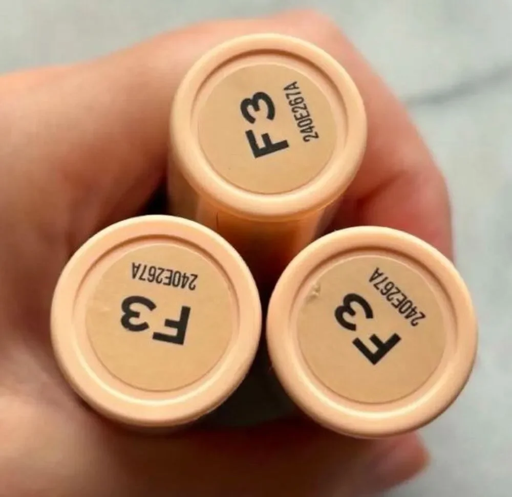 Revolution Fast Base Stick Foundation F3 Lot of 3